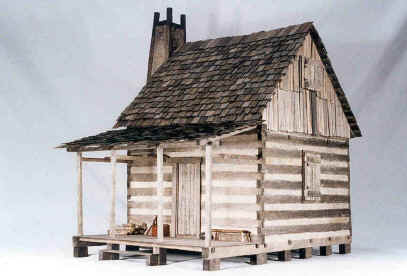 Inch Scale Log Cabin.jpg (64335 bytes)